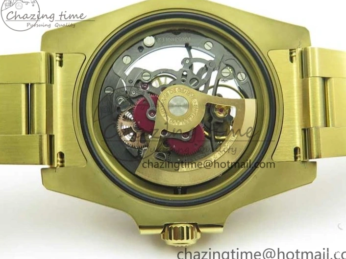 MiroTime 0214 Popular Andrea Pirlo Project Skeleton Submariner YG VRF Best Edition on YG Bracelet SA 2981